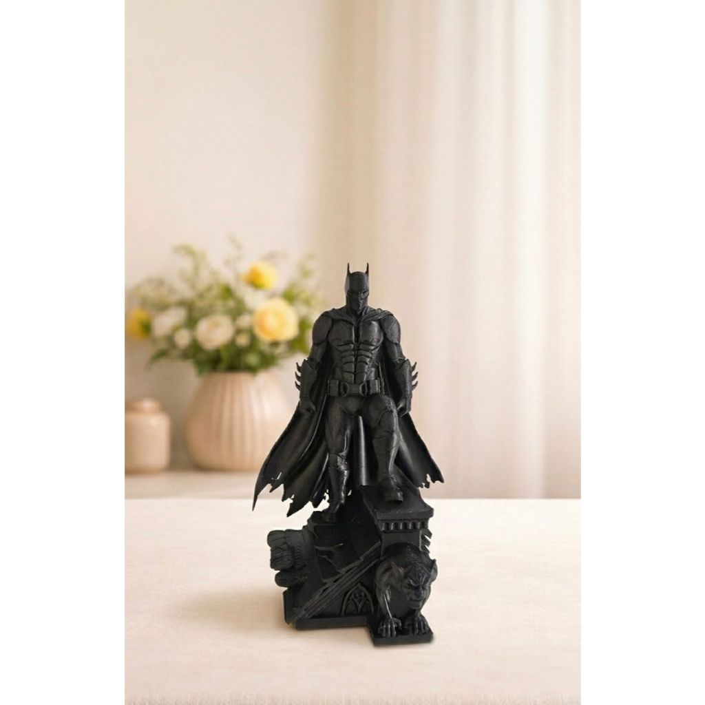 Estatua Batman Gotham - Coleção Exclusiva /"Figura de Ação Batman Colecionável Preto Fosco