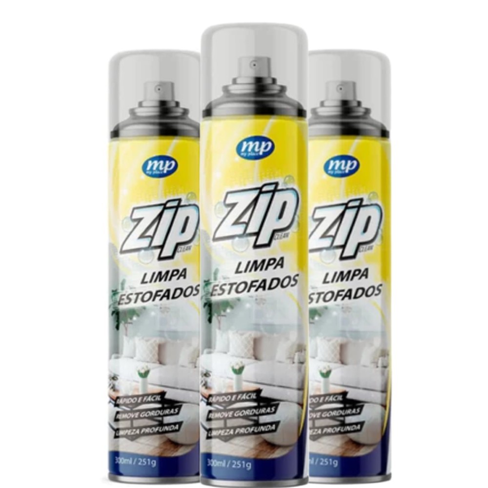 KIT 3 Limpa estofados cadeira carpetes cortinas tapete bancos my place 300ml