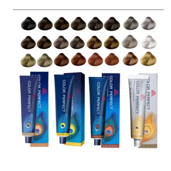 Detalhes do Kit Color Perfect Diversas Cores com Ox Well 20vol 60ml