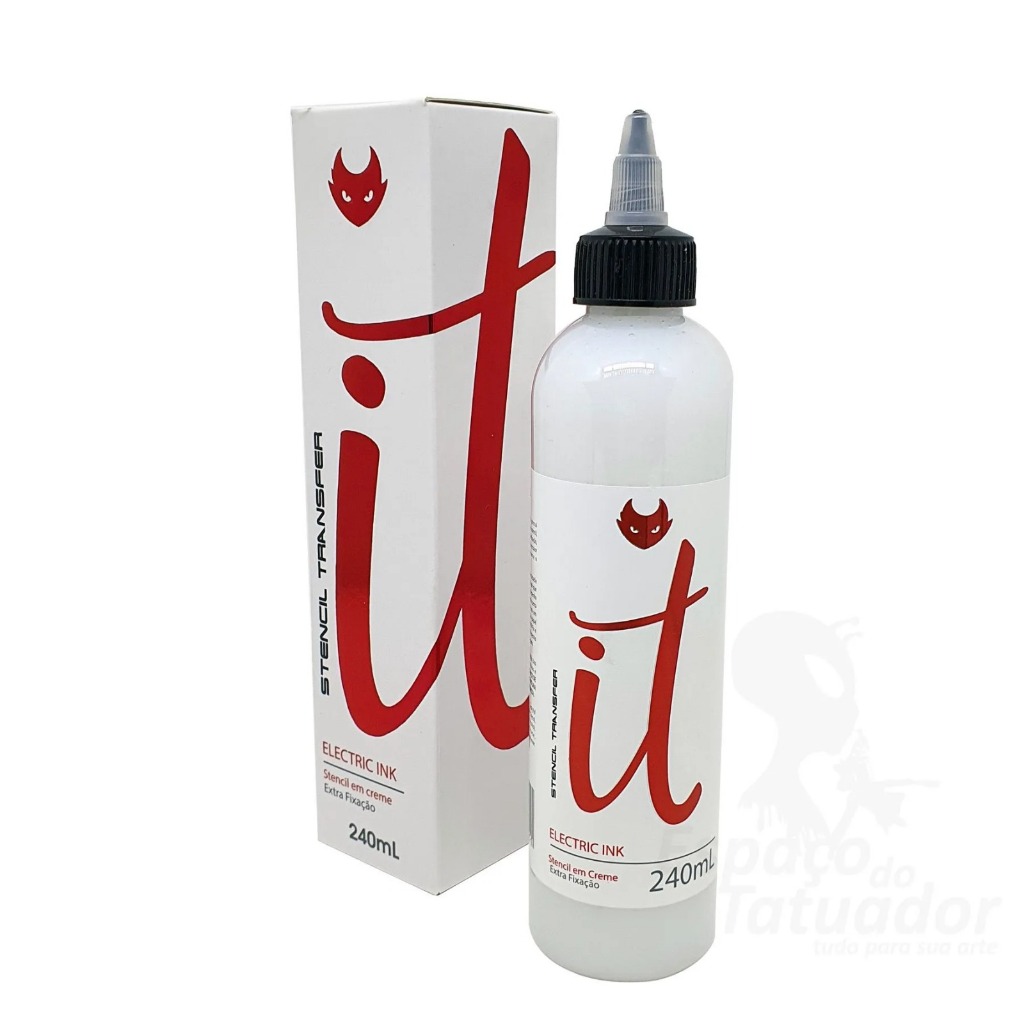 Transfer It Electric Ink Stencil Tatuagem Fixador Decalque Profissional 30ml 120ml 240ml