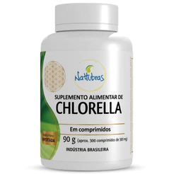 Chlorella 300mg 300 Comprimidos Nattubras