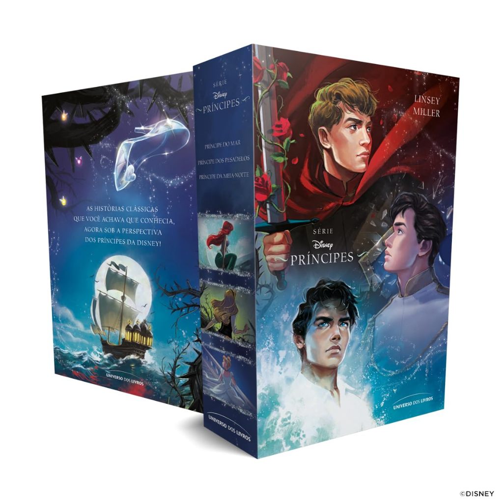 Box Série Disney Príncipes – Linsey Miller | Príncipe do Mar + Príncipe dos Pesadelos + Príncipe da Meia-Noite