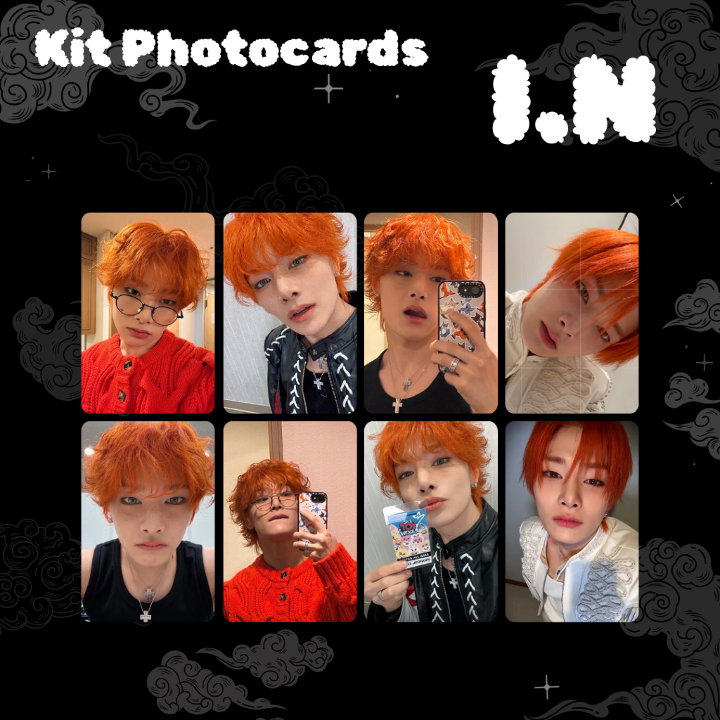 I.N Jeongin Selca Photocards Fanmade Kpop Stray Kids