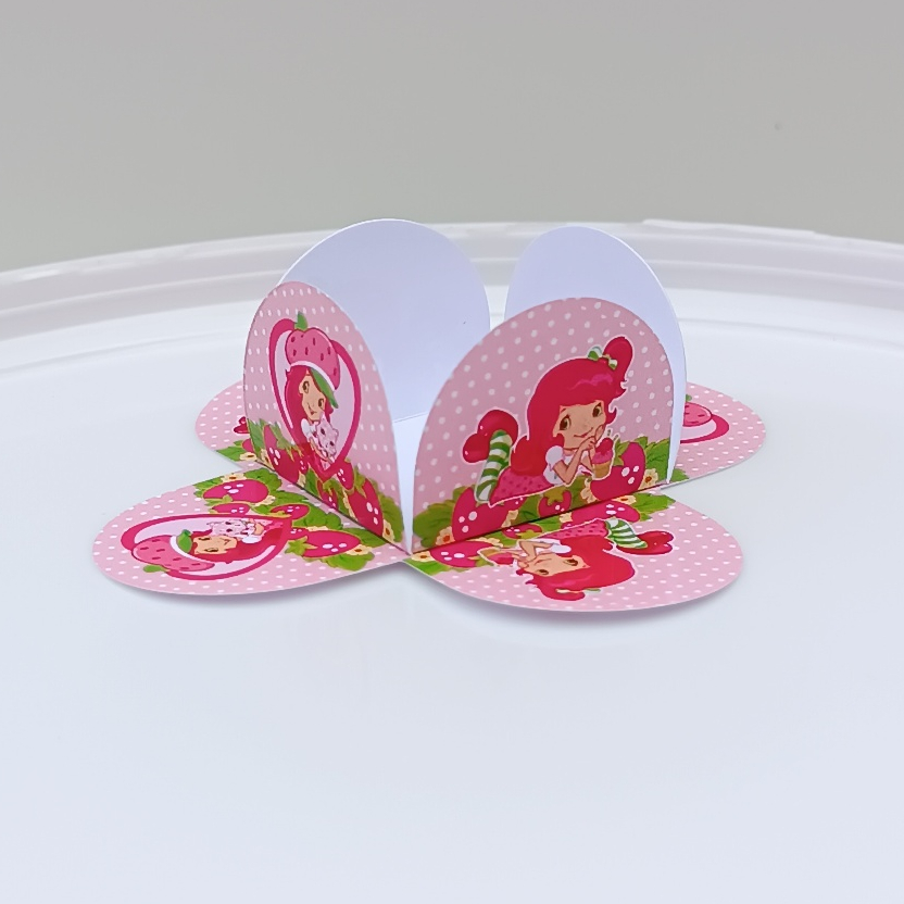 Forminhas para Doces Moranguinho l Personalizados l Lembrancinha de Festa l Aniversário l Festa Infantil