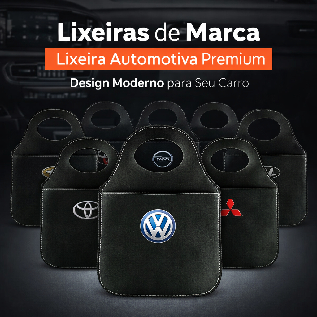 Lixeira Veicular Organizador Interno Personalizada