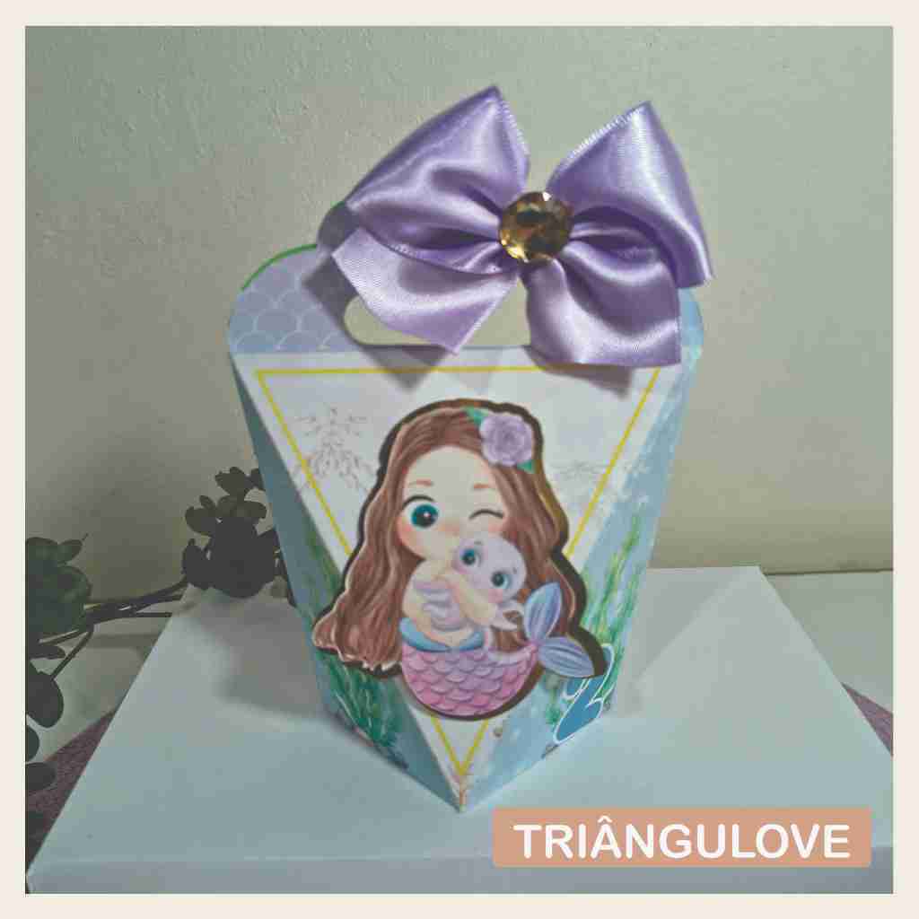 Kit festa Sereia Pegue e Monte Personalizado / Lemabrancinha Infantil — imagem 2 de 2
