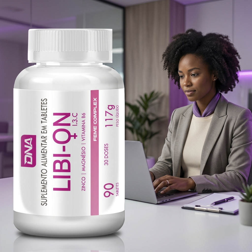 Libi On Suplemento Feminino Zinco Magnésio Vitaminas Libido Mulher Metabolismo Energia Imunidade