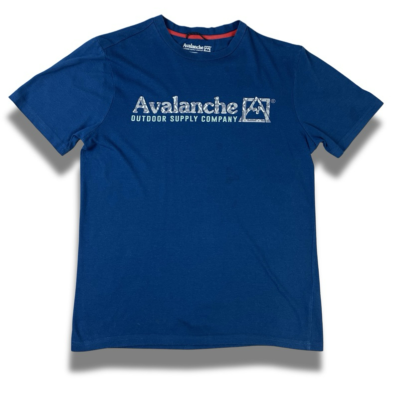 camiseta azul treino aademia importada avalanche supply co! (brechó)c