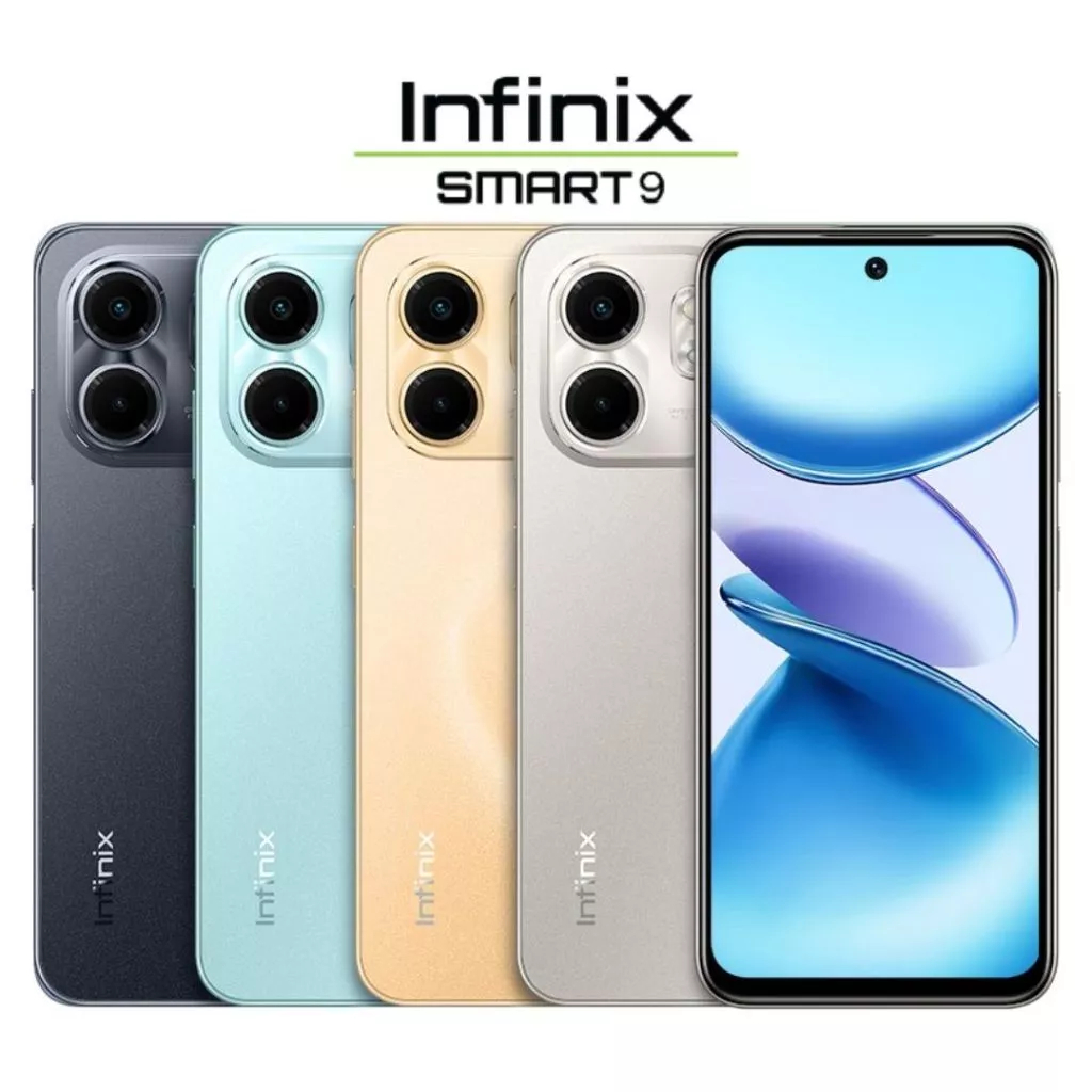 Celular Infinix Smart 9 128GB 8GB RAM ou 64GB 6GB RAM 13MP Bateria 5000MAH Global com Nota Fiscal