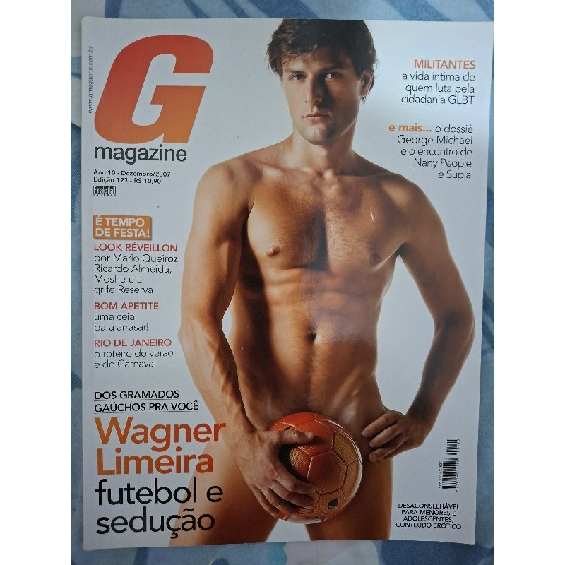 Revista g magazine Wagner Limeira 2007 antigo vintage raro
