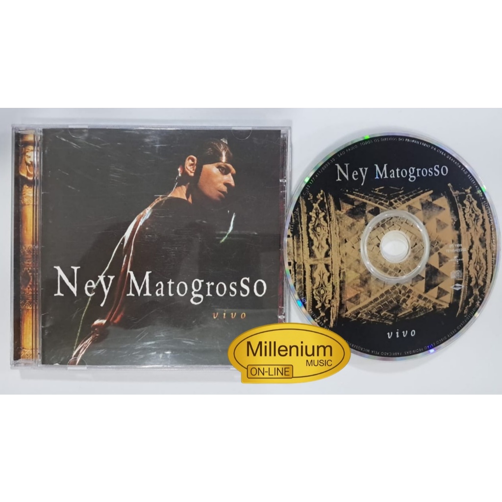 CD Ney Matogrosso  Vivo 1999 Original Gravadora Colecionador Ótimo Estado