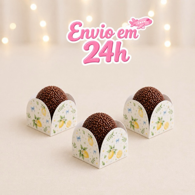 Forminha de doces- LIMÃO SILICIANO CLEAN / Lembrancinha, aniversário, personalizado no tema( ENVIO IMEDIATO)