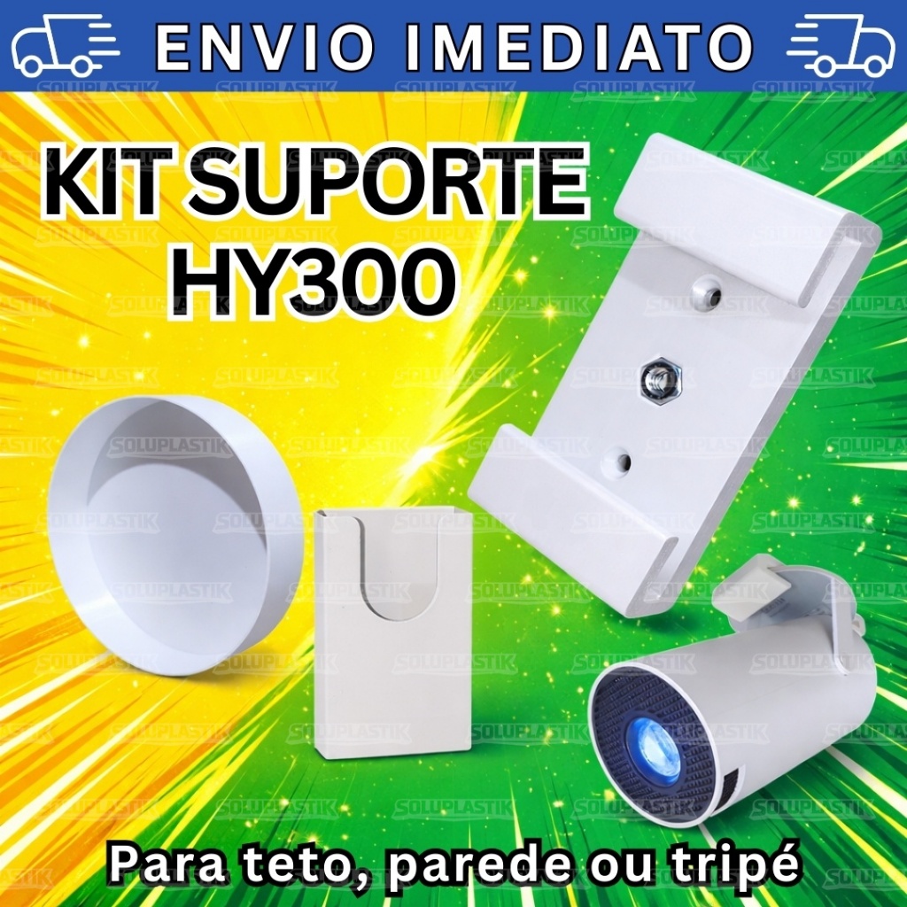 KIT Completo Suporte para Projetor HY300 Original Parede, Teto ou Tripé MagCubic Salange Transpeed