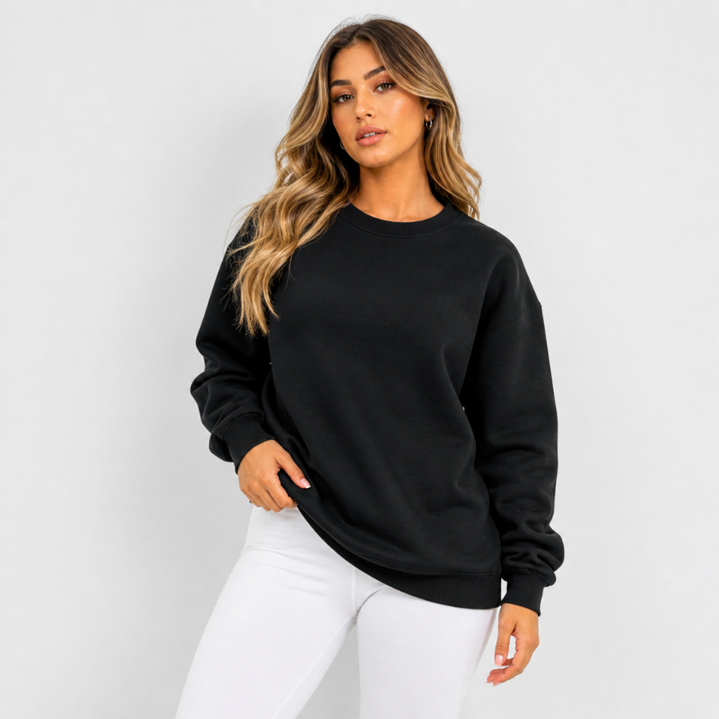 MOLETOM FEMININO PREMIUM 100% ALGODÃO CASACO BÁSICO ESTILOSO QUENTINHO INVERNO LANÇAMENTO ENVIO RÁPIDO