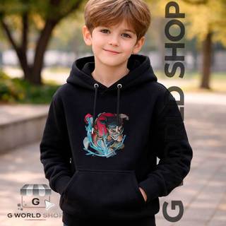 Moletom Com Capuz Barba Branca Homem Mais Forte do Mundo Blusa de Frio Flanelado Infantil e Adulto Qualidade Premium