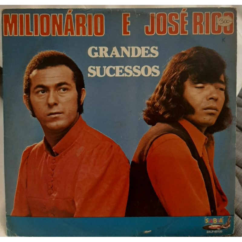 LP Vinil Milionário e José Rico. Grandes Sucessos 1979