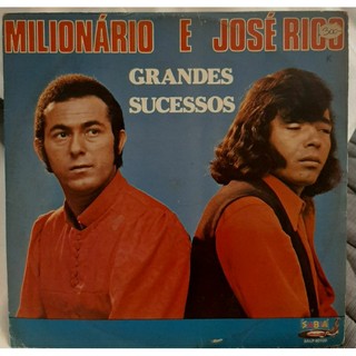 LP Vinil Milionário e José Rico. Grandes Sucessos 1979