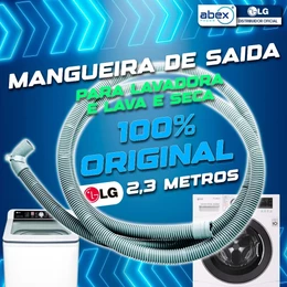 Mangueira De Saida Lava E Seca LG 2.30 M 5214FR3188G WD-12596RD WD1412 WD14311 WD14312 Original
