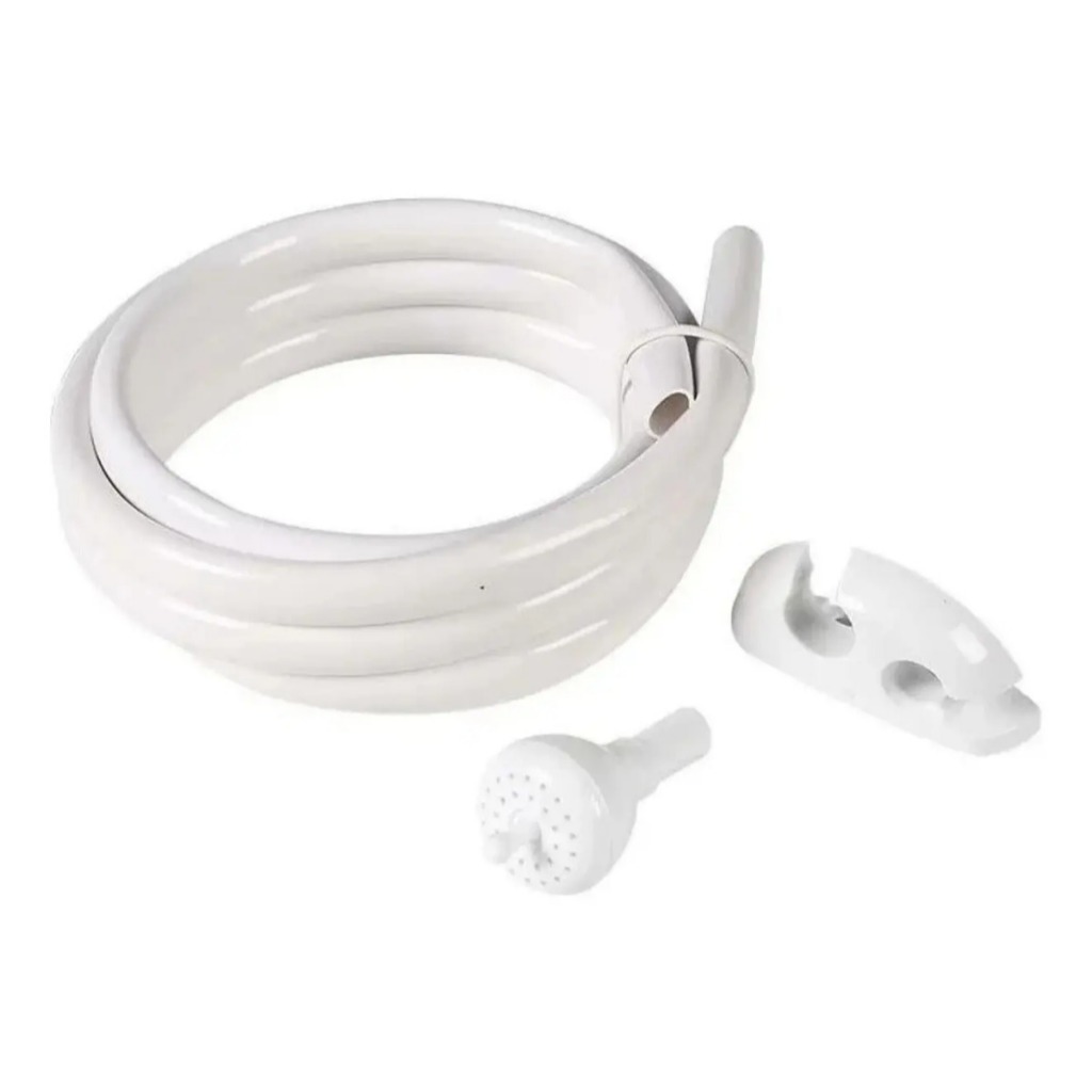 Mangueira + Chuveirinho + Suporte Desviador Completo Lorenzetti - Compatibilidade Universal