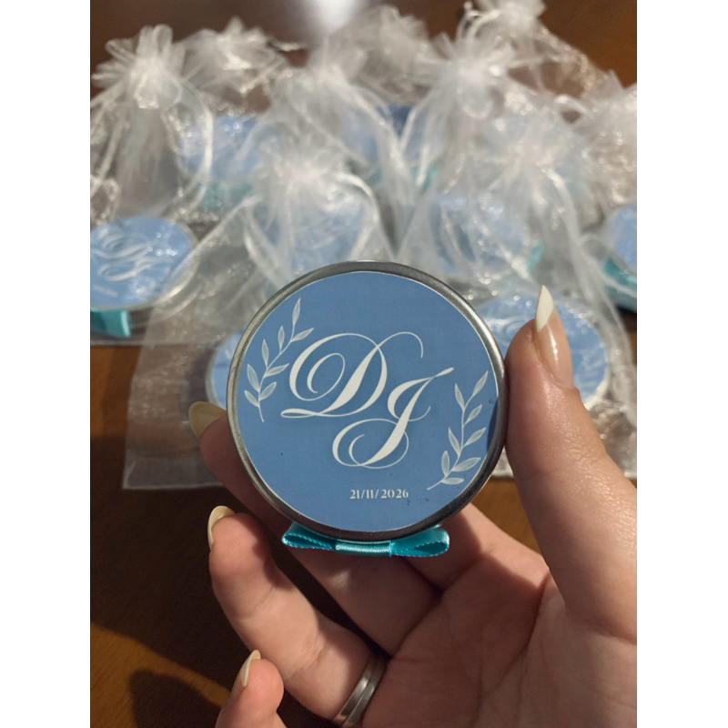 Mini Velas Perfumadas aromáticas Personalizadas para lembrancinha - Chá de bebê, casamento, aniversário etc