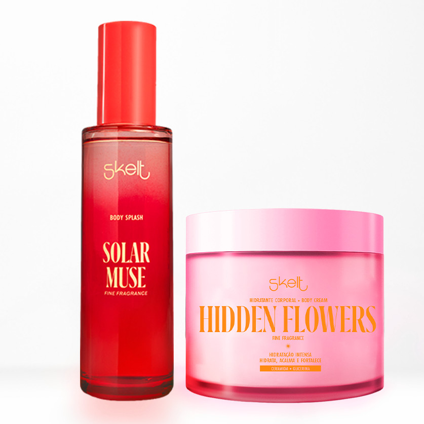 Duo Body Splash Solar Muse 100ML + Hidratante Body Cream Hidden Flowers