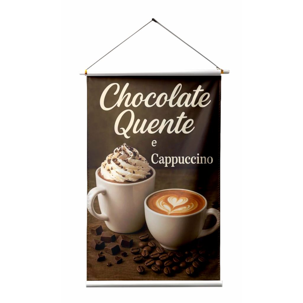 BANNER ARTE PRONTA - CHOCOLATE QUENTE