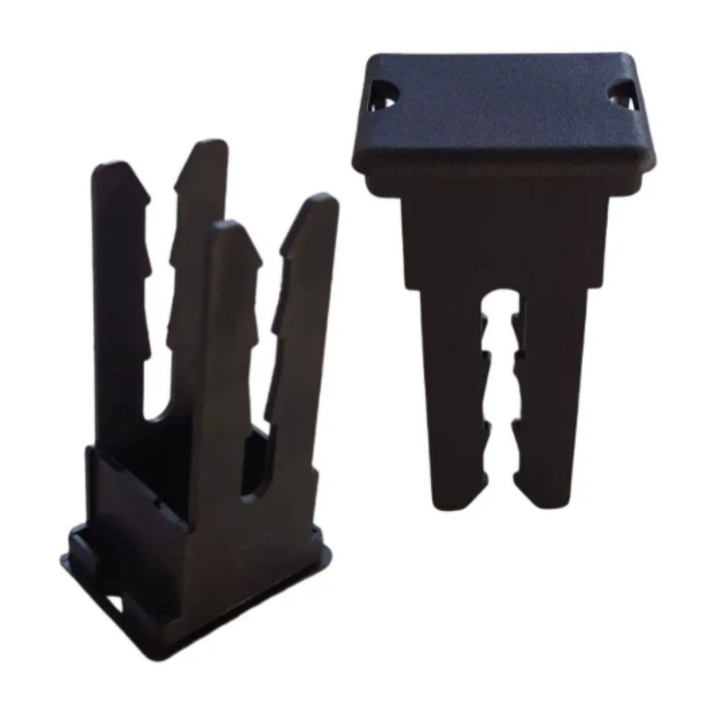Kit 5 Tampas Plásticas Vigueta Carreta Randon Preta Alta Resistência