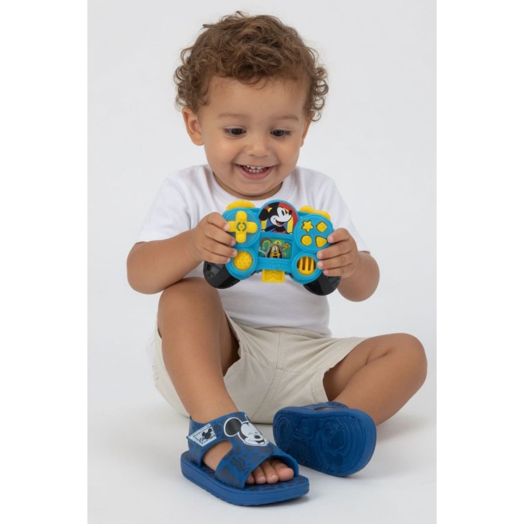 Sandália Infantil Baby Unisex Grendene Kids Mickey Minnie Mouse Lilo & Stitch Disney