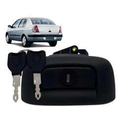 Maçaneta Externa Clio Sedan 2000 a 2003 Porta Malas Com Chaves
