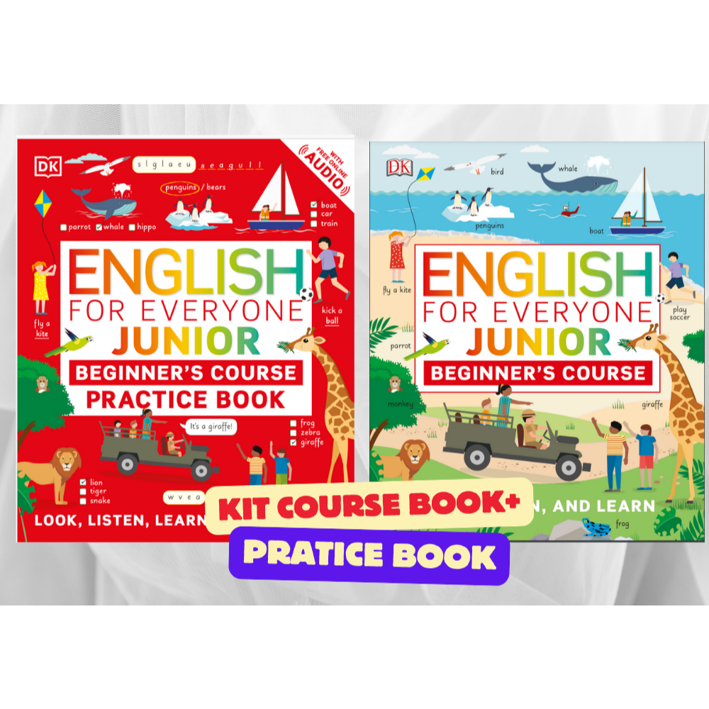 ENGLISH FOR EVERYONE JUNIORS COURSE BOOK + PRATICE BOOK