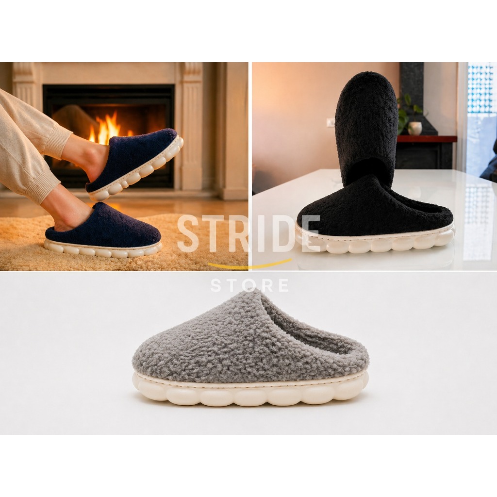 Pantufa Nuvem Ultra Conforto Feminina Antiderrapante Quentinha Inverno