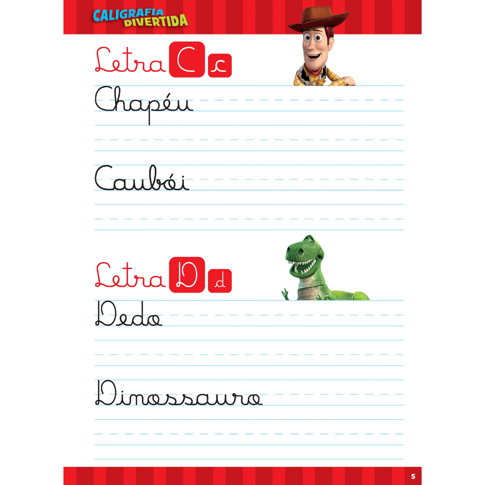 Livro de Atividades Caligrafia Divertida Disney Pixar Palavras · foto 2