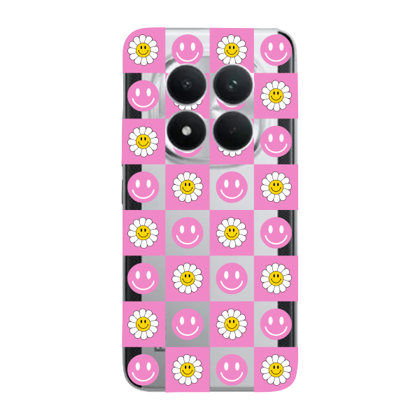 Capinha para Xiaomi RedMi Poco M8 Pro 5G Anti Impacto Personalizada - Girassol e Smiles