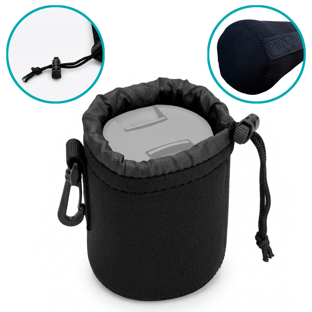 Bolsa Para Lente Fotográfica Com Proteção Contra Poeira Impactos Leves E Transporte Diário