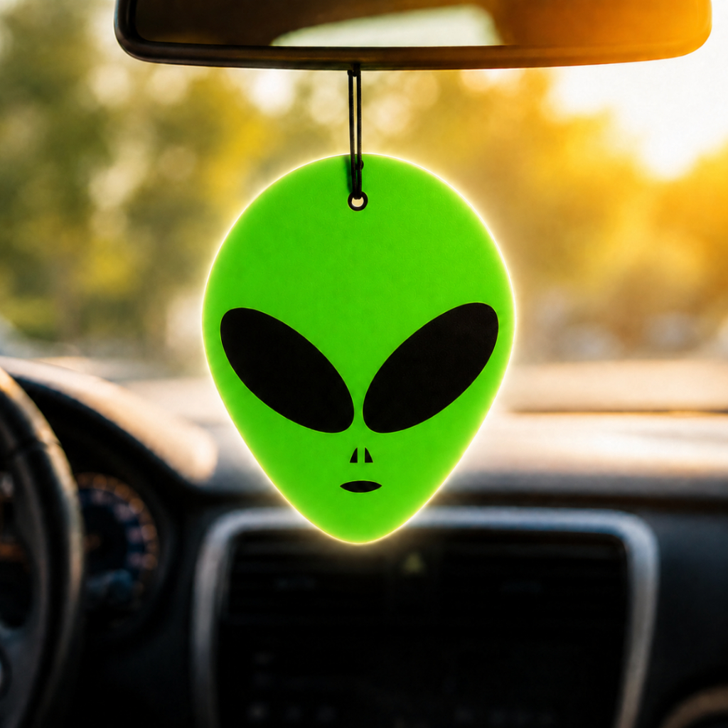 Kit 5 Unidades Cheirinho para Carro Aromatizante Extraterrestre Essência para Ambiete - Bom e Barato