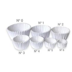 Forminha Branca de Papel Doces Brigadeiro Empada - Vários Tamanhos