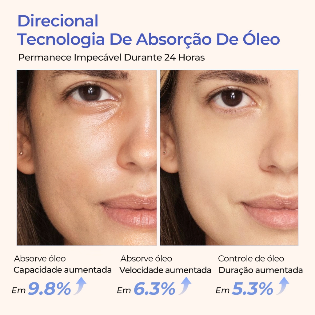 SACE LADY Pó Facial Pérola 30PA+++ Controlo de Óleo de Bastão Iluminador Brilho Radiante Kit de maquiagem · foto 2