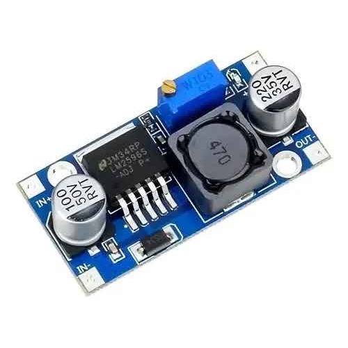 Regulador de Tensão LM2596 Step-Down Ajustável entrada 50v saída 3V a 40V