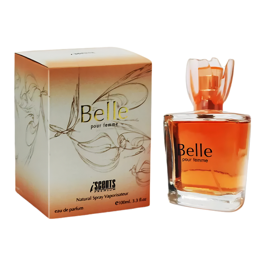 Perfume Feminino Belle IScents EDP 100ml Floral Frutal com Pêra, Jasmim e Baunilha