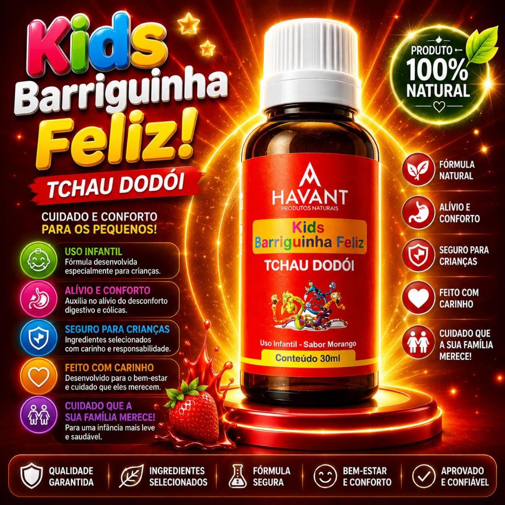 Vermes Infantil 30ml  100% Natural HAVANT