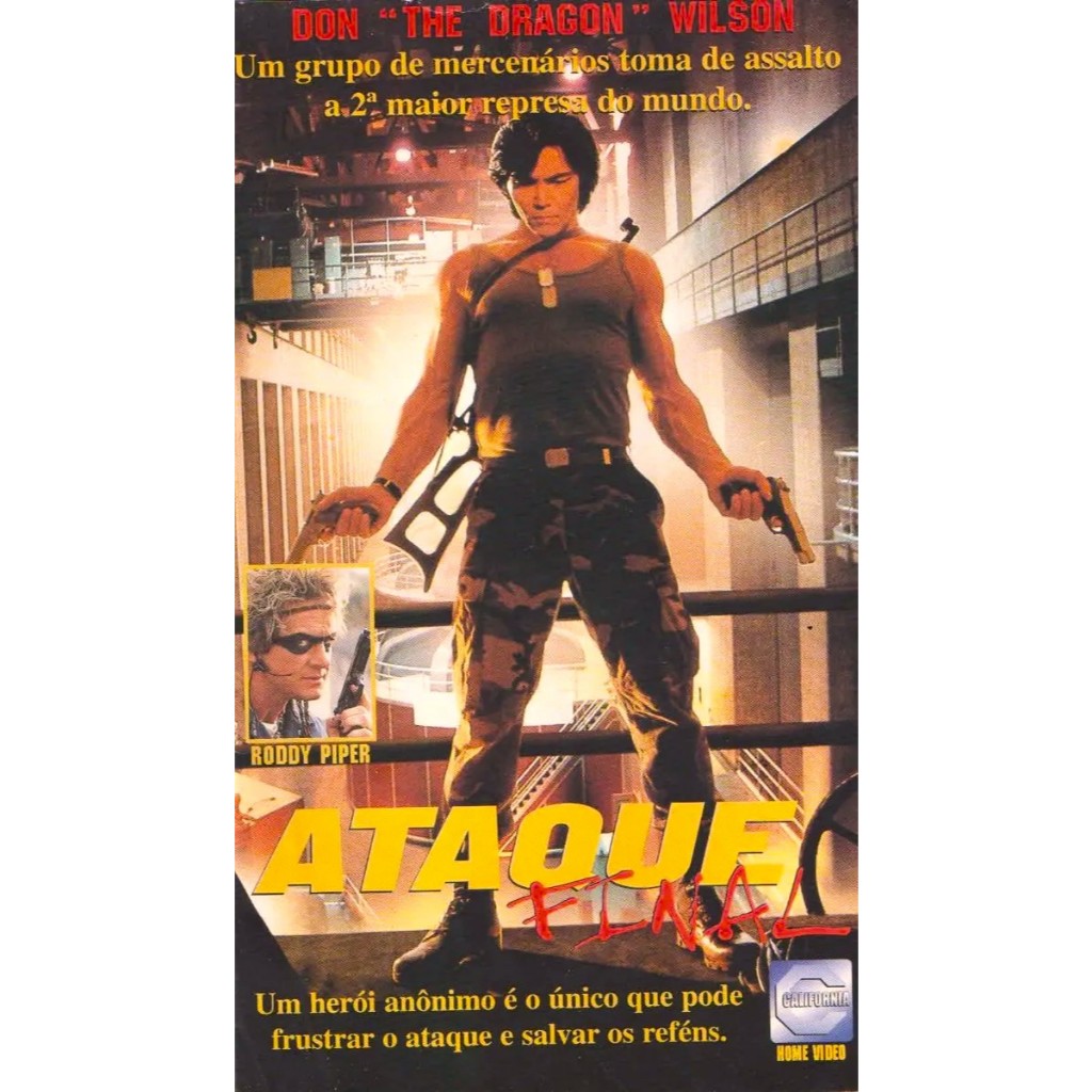VHS/DVD ATAQUE FINAL (Terminal Rush) Legendado/Dragon Wilson.