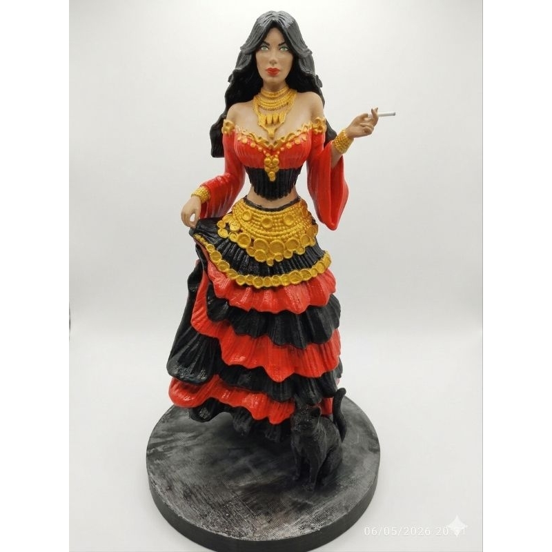 imagem Pombagira cigana/ 7 saias - Escultura