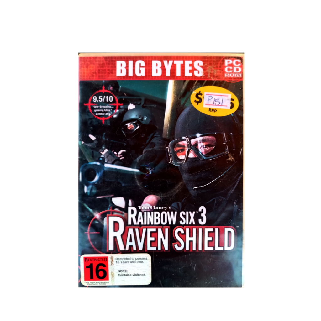 cd de jogo rainbow six 3 raven shield "tiro tático" p151