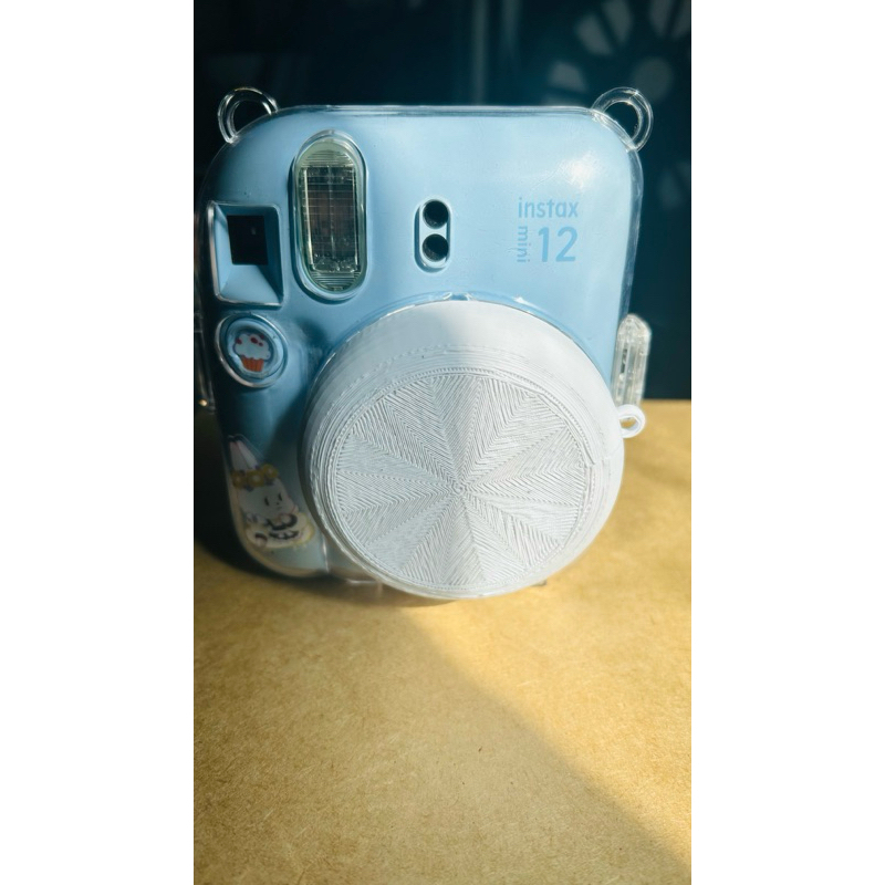 Tampa Branca para Instax Mini 12 |Protege Contra Poeira e Riscos