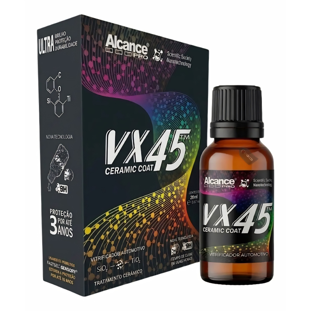 Vx45 Vitrificador De Pintura 20ml Alcance Profissional
