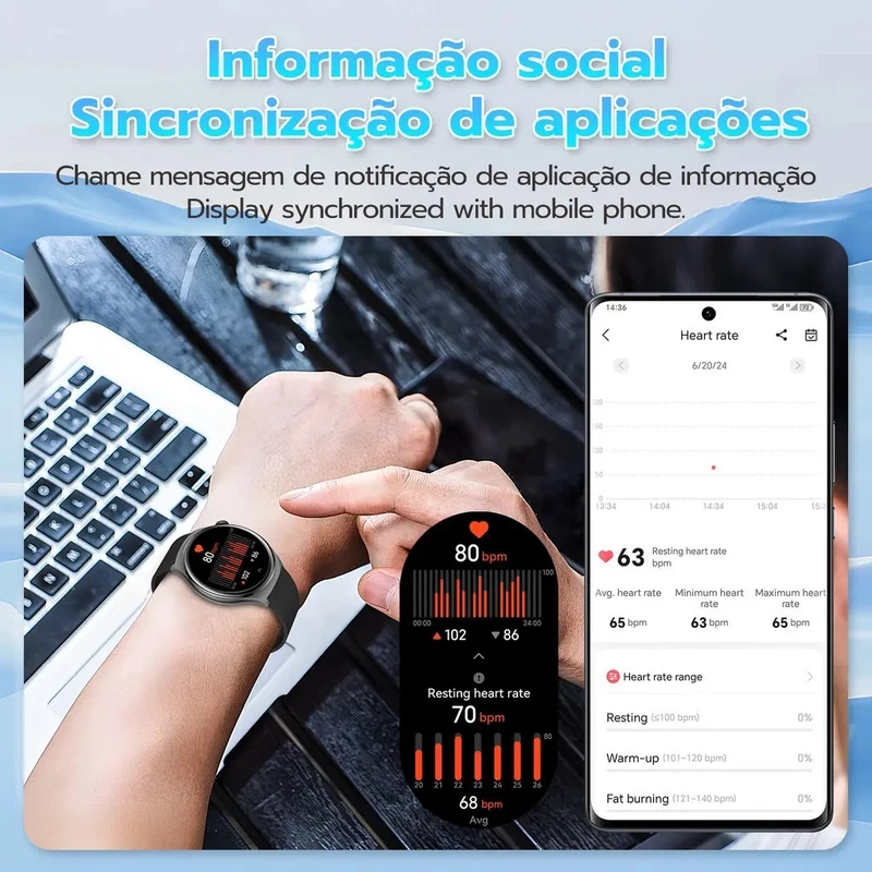 Smart Watch Bettdow à Prova D'Água IP67 — foto 5