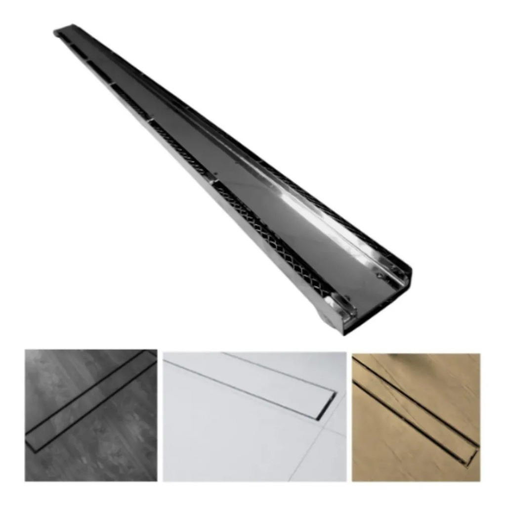 Ralo 5X100 Invisível Inox Com Tela Anti Inseto