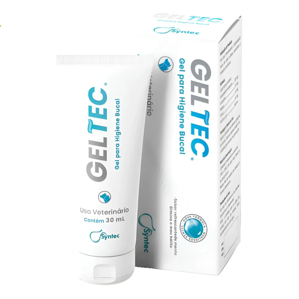 Gel Dental Syntec Geltec para Cães e Gatos 30 ml