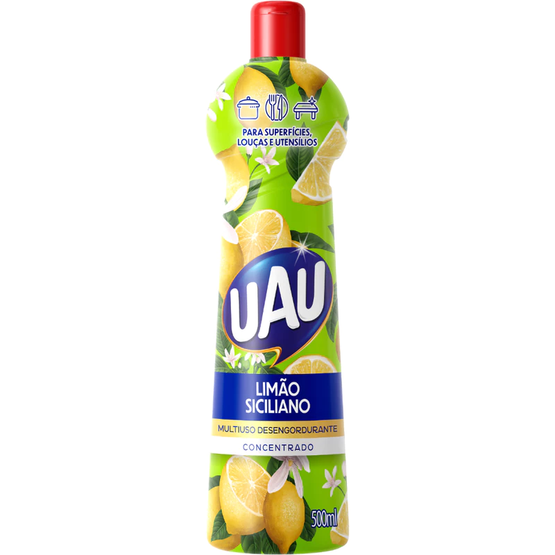 Desengordurante UAU: Limão Siciliano por R$ 6,70 🍋