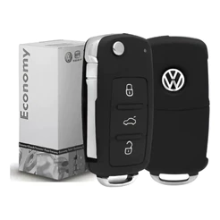 Chave Canivete Vw G6 Gol Fox Golf Jetta Voyage Kit